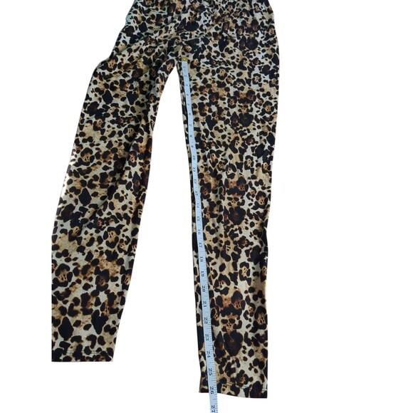 New Mix Women Leggings OS Leopard Cheetah Casual Soft Stretch Comfort - Picture 3 of 7